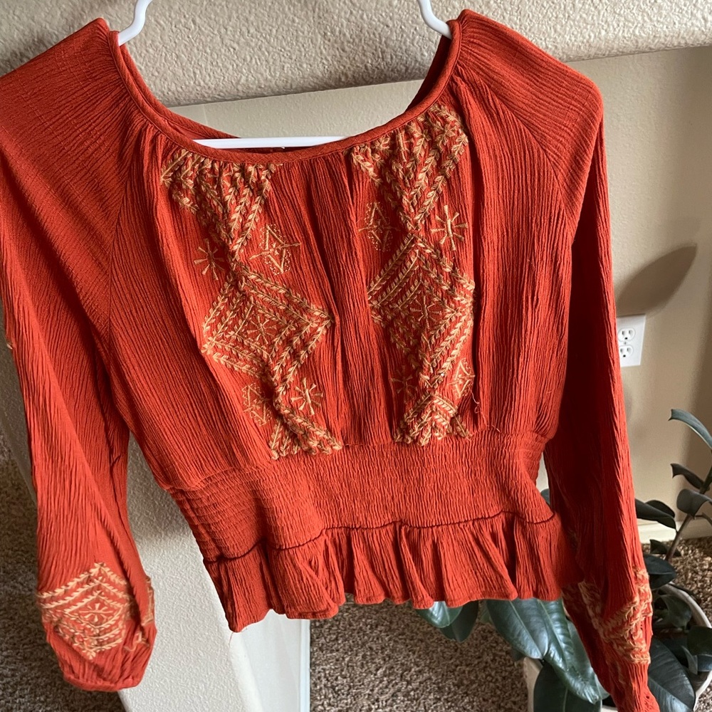 In Loom Orange Top